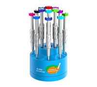 Screwdriver Holder - 360° Rotating Storage Box Organizer | ABS Material, 150g Lightweight, Space Saving Portable Rack Stand, Tool Organizer for Workshop Garage Shed Repair Station Workbench