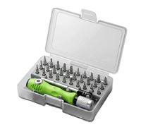 Screwdriver Set, 32-in-1 Alloy Steel Precision Bit Set With Storage Case, Portable Magnetic Screwdriver Kit For Glasses Watch Home Car Electronics Computer Electrician Mechanic Repair Work Use