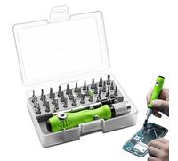 Screwdriver Set | 32-in-1 Precision Repair Bit with Storage Case | Compact Screwdriver Set for Glasses Watch Home Car Electronics Work