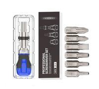 Screwdriver Set - 7 Pack Insulated CRV Steel Magnetic Ratcheting Multi Bit, Portable Switchable Repair Tool | Computer Eyeglass Watch Furniture Car Home Electronic Device DIY Maintenance Project