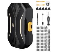 Screwdriver Set, Strong Magnetic Driver Kit, Multi Size Repair Tool Pack, 7.24x4.17x1.77 inches Chrome Vanadium Hand Tool Collection, Maintenance Hardware Equipment Set, Home Repairs Industrial
