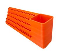 Screwdriver Storage, Bit Storage Box, 9.45x2.2x3.15 Inches Layered Wall Mounted Organizer Tool, Holder Rack for Mechanic, Electrician, Carpenter, Garage, Home and Basement