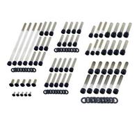 Screws 4 Bikes Juegos tornillos HD Touring/FXR desde 87 Acero inoxidable negro