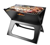 SCRFF Plegable Parrilla de carbón Parrilla Barbacoa portátil Espesar Carbono Parrilla Vertical Hogar Horno Duradero Campo Parrillas