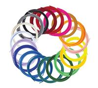 SCRIB3D Recambios de Filamento PLA 1,75 mm - 20 Colores, 4,8 m/color | 100 m de filamento en total, temperatura de impresión 160-210 °C, cada color envasado al vacío, flujo sin obstrucciones