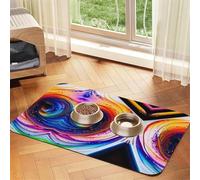 Scribble Art to the Pap - Mantel de piel absorbente para mascotas 40 x 60 cm con base de goma antideslizante para gatos y perros