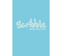 Scribble Pastel Blue Notebook: Premium Lined Journal