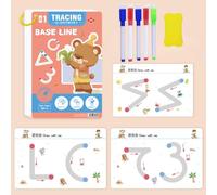 Scribble Smart Workbook, libro de trabajo inteligente de garabatos 2025, libro de trabajo para niños, papel grueso que no corta tus manos, libro de trabajo reutilizable inteligente, actividades de