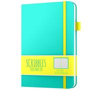 Scribbles That Matter Bullet Dotted Journal B5 + Bolígrafo gratis! - Su cuaderno de puntos de 160 g/m², papel grueso a prueba de sangrado con 200 páginas para el trabajo (7 x 10), Agua