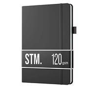 Scribbles That Matter Bullet Dotted Journal B6 - Su cuaderno de puntos de 120 g/m², papel grueso a prueba de sangrado con 150 páginas para el trabajo (5,75 x 8,5), Carbón