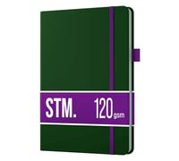 Scribbles That Matter Bullet Dotted Journal B6 - Su cuaderno de puntos de 120 g/m², papel grueso a prueba de sangrado con 150 páginas para el trabajo (5,75 x 8,5), Botella verde