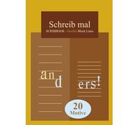 SCRIBBOOK - Schreib mal anders - Double Block Lines (SCRIBBOOKs - Double & Triple)