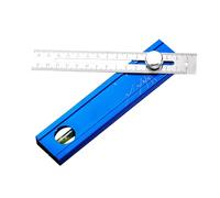 Scribe Tool - Buscador de ángulo de aleación de aluminio | Protractor Level Gauge and Scribing Ruler for Woodworking, Metalworking, Furniture, Drawer And Door Installation Ideal for Model Making, Home