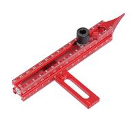 Scribing Tool - 4-Sided Precision Ruler with Magnetic Base | Wood Scribe Tool, Carpenter Gauge Ruler for Carpentry, Construction, Framing, Wallpaper Installation, DIY, Woodworking, Home Projects