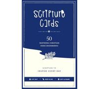 Scripture Cards: The Holy Bible Verse Bookmark Book: 50 Inspirational Bible Verse Bookmarks to Cut, Keep & Gift - Perfect for Personal Use and Christian Gifting