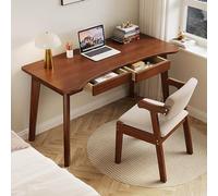 Scrivania per cuter moderno in legno ello con scrivania con cassetti scrivania per staze di oro cuter portatile robusto tavolo da studio per l'home office