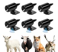SCROLIEY 6 Piezas Alerta de Silbatos de Ciervo, Dispositivos de Silbato, Alarma Ultrasónica de Advertencia para Animales, Avisador, Ahuyentador, Silbato de ultrasonidos de Animales como Ciervos | Ultrasónico Ciervo Atención Para Coche, Anti Colisión Animal, Para Coches, Camiones, Motocicletas