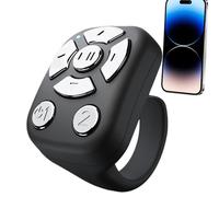 Scrolling Ring, Portable Page Turner Finger Scroller, 1.06x0.79x1.22 pulgadas Recargable Phone Clicker for Reading, Browsing Social Media, Watching Videos, Hands- Navigation