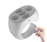 Scrolling Ring | Remote Control Rings Fingers Scrollers | Page Turner,Compatible with, | Finger Scroller for Camera Video Shutter Selfie Button - Black