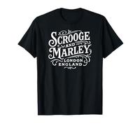 Scrooge y Marley Londres, Inglaterra, Blanco Print Camiseta