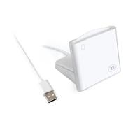 SCROY ACR40U Lector de Tarjetas Inteligentes USB para Identificación Nacional, Firma Digital, Médico, Salud, Militar, Gobierno, Tacógrafo, Chip de Contacto de Identidad Eid CAC IC (USB-A + Stand)