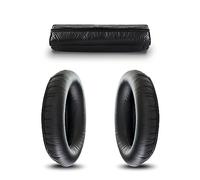 SCROY Almohadillas Compatible con Sennheiser HD280 para La Oreja Kit de Almohadilla para la Diadema Reemplazo para HD 280 (Pro) HMD280 Auriculares Acolchado de Cojín Negro (Almohadillas y Diadema)