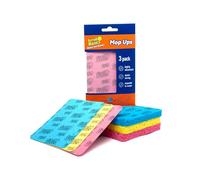 Scrub Basics - Paños de Esponja superabsorbentes para Lavar, derrames y Manchas, se expande Cuando está Mojado, paños de Cocina para Cocina, baño y Limpieza de Superficies del hogar, Paquete de 3