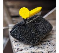 Scrub Daddy Cabezal de Cepillo de Repuesto para Parrilla BBQ Daddy, Limpieza a Vapor con Estropajo de Acero y raspador de Acero Inoxidable, sin cerdas, Contiene Cabezal de Repuesto de Acero Scour