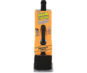 Scrub Daddy BBQ Daddy - Cepillo de Limpieza Barbacoa con Raspador y Abrebotellas, Limpiador de Parrillas de Barbacoa, Sin Cerdas de Alambre con FlexTexture, Cepillos Limpiadores para BBQ