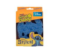 Scrub Daddy Disney Stitch Esponja, Estropajo Cara Sonriente Limpieza Anti-Rayaduras, Esponja Lavable Antibacteriana y Reutilizable para Cocina y Baño, con Flextexture