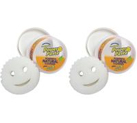 Scrub Daddy Power Paste - Piedra Blanca Limpieza, Crema Limpiadora Multiusos Biodegradable - Arcilla Blanca Limpiador Doméstico Multiusos Potente con Estropajo Scrub Mommy de Doble Cara Incluida