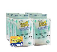 Scrub Daddy Soap Daddy - Dispensador de jabón líquido de Doble Cara para Fregadero de Cocina + Limpieza de baño - Recargable + Esencial para encimera fácil de Usar - Uso con jabón de Manos o Platos -