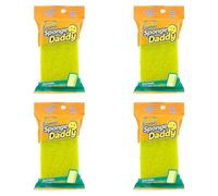 Scrub Daddy Sponge Daddy Essentials, Esponja de Doble Cara, Esponjas para Fregar Platos, Estropajos Que no Rayan para Limpiar Platos y baño, Pack Surtido de esponjas de Cocina