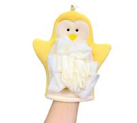 Scrub Mitt, Double Sided Body Wash Glove, 8.66x4.72in Portable Soft Shower Puff, Loofah Sponge, Rich Foaming Bathing Accessory for Men, Women, Kids, Family Spa Care