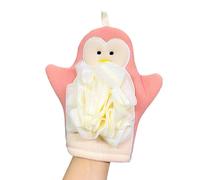 Scrub Mitt, Sided Body Wash Gloves, Shower Loofah Sponge, Deep-Cleansing and Rich Foaming, 2 Pack, Blue, Perfect for Bathing, Showering, and Routine