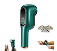 Scrubbeeze Lint Buster: Afeitadora de Pelusa para Suéteres, Removedor de Pelusas Eléctrico con Pantalla Digital Inteligente, Recargable (Verde)