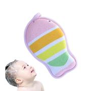 Scrubber corporal para niños, esponja de baño para niños - Esponjas de baño naturales con formas lindas | Esponja para niños súper absorbente, esponja de baño reutilizable para baño, piel sensible