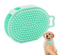 Scrubber de baño para perros: cepillo de aseo de silicona de doble cara, herramientas de cabello suave | Masajera de lavado de mascotas de pelo largo y de pelo corto, productos de champú cómodos, ganc