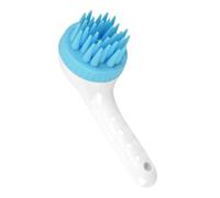 Scrubber de champú para perros, de champú para baños de perros - Masajeador de cabelludo suave,Manja larga Presione de champú de preparación para perros medianos y grandes, elimina el cabello suelto y