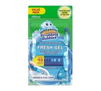 Scrubbing Bubbles Glade Rainshower Toilet Cleaning Gel, 4 Count by Scrubbing Bubbles