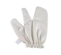 Scrubbing Gloves for Body, Hand Exfoliator Glove, Deep Clean Design, Natural Raw Silk Texture, Smooth Radiant Glow, for Legs Arms Back Neck Shower Spa Use, 8.27 Inches
