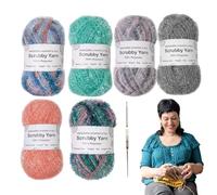 Scrubby Dish Yarn - Sufficient Quantity, Scrubby Yarn for Dishcloths Crochet, Crocheting Yarrn Scrubbyy Assortment Dishcloths | Exquisite Crocheting Weaving Yarnn, Scrubbyy Yarnn for Bath Towel