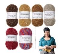 Scrubby Dish Yarn - Sufficient Quantity, Scrubby Yarn for Dishcloths Crochet, Crocheting Yarrn Scrubbyy Assortment Dishcloths | Exquisite Crocheting Weaving Yarnn, Scrubbyy Yarnn for Bath Towel