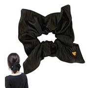 Scrubchies de cabello para mujeres, grandes queridos | Elástico para cola de caballo, holandeses de tela suave, accesorios de moda de moda para niñas, cabello largo, rizado, espeso, fácil de peinado