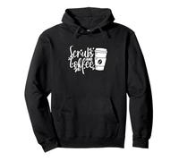 Scrubs y café para Enfermeras Sudadera con Capucha