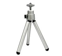 SCRUBY 1 soporte portátil de metal para mesa de mesa, estabilizador de agarre para cámaras (plateado)
