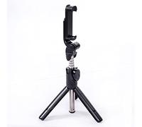 SCRUBY 2021 4 en 1 Bluetooth Selfie Stick Trípode Selfie Stick con control remoto inalámbrico y trípode (negro)