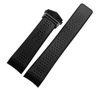 SCRUBY Correa de silicona sustituta para TAG HEUER Cinta transpirable Super Carlisla Racing Buceo Hombres y Mujeres Correa de goma 22 24 mm, 24mm, Acetato, Sin piedra preciosa