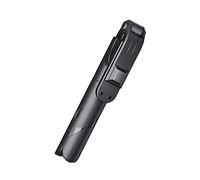 SCRUBY Fordable - Palo selfie con control remoto Bluetooth, mini soporte para teléfono, trípode, monopié, disparador para selfie, para viajes (color negro)