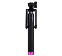 SCRUBY Monopod extensible para cámara de mano, trípode plegable para selfie, 27,5 cm-80 cm (rosa intenso)